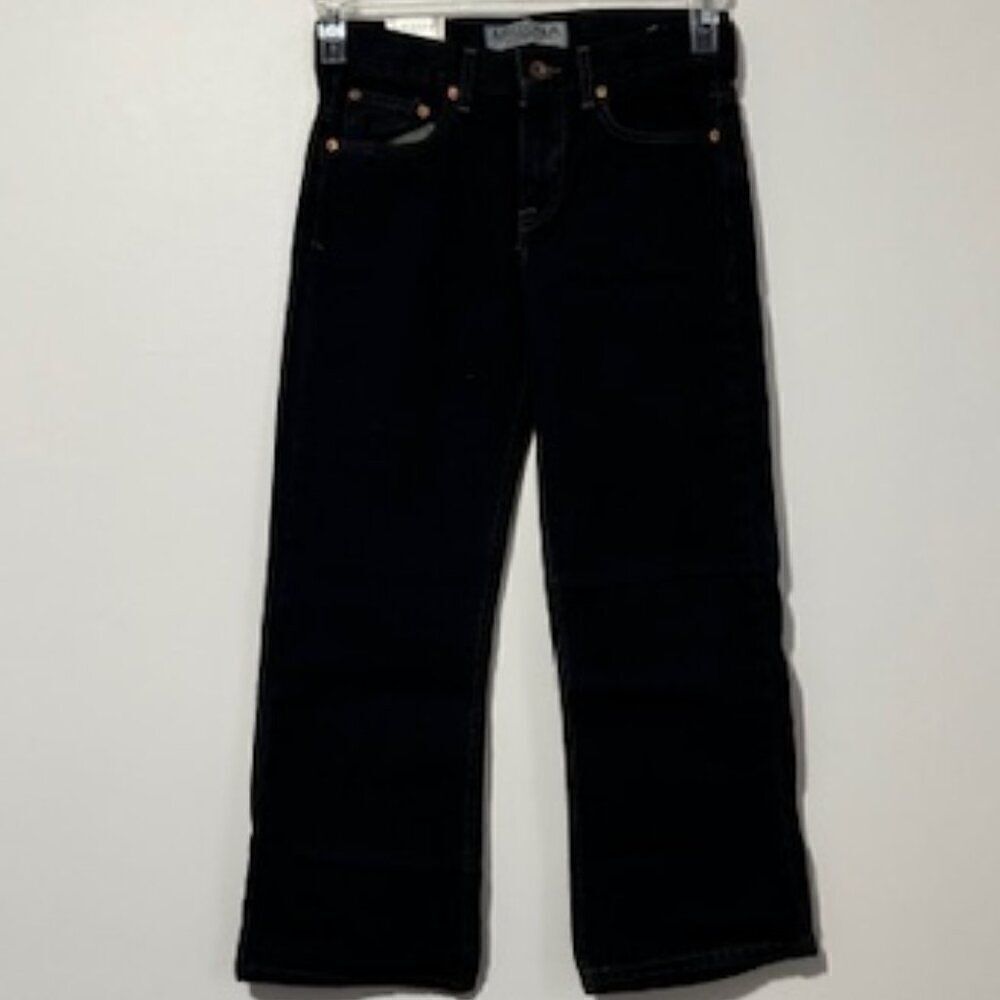Woman's Arizona Regular Bootcut Jeans Adjustable Waist Color Dark Blue Size 10